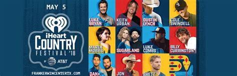 iHeart Country Music Festival Tickets | 5th May | Frank Erwin Center in ...