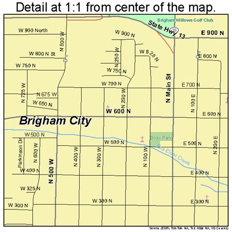 Brigham City Utah Street Map 4908460