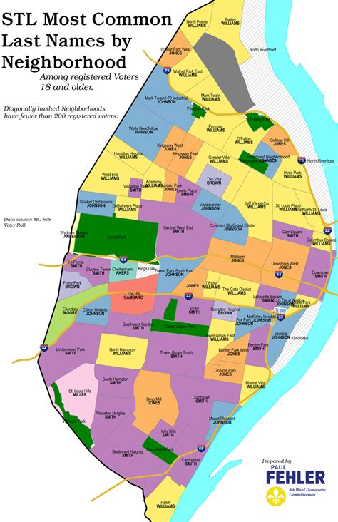 Map Of St Louis Neighborhoods - Maping Resources