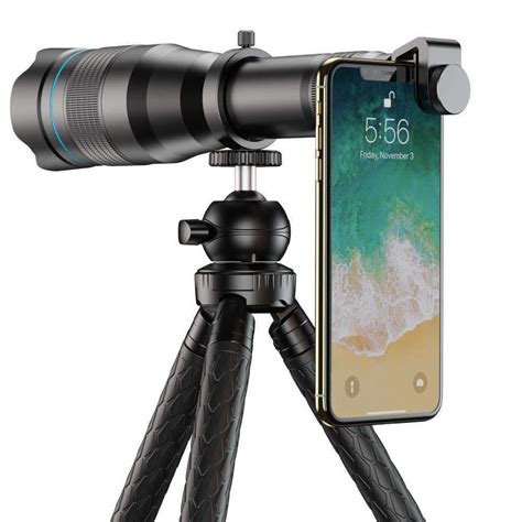 60X Hyper Zoom Mobile Camera Telephoto Lens kit for CellPhone | Apexel