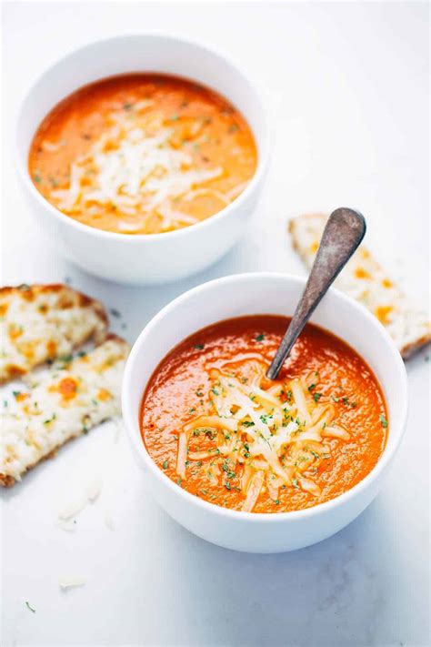 Simple Homemade Tomato Soup Recipe - Pinch of Yum