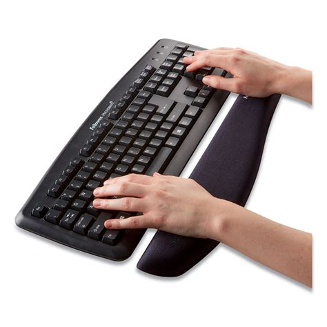 FEL9252301 Fellowes PlushTouch Keyboard Wrist Rest - Zuma