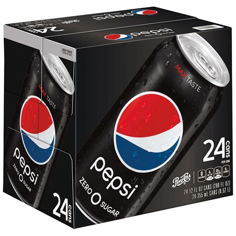 Pepsi Zero Sugar 24 Pack 12 fl. oz. Cans - Walmart.com