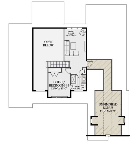 Modern Farmhouse Plan: 3,124 Square Feet, 4 Bedrooms, 3.5 Bathrooms ...