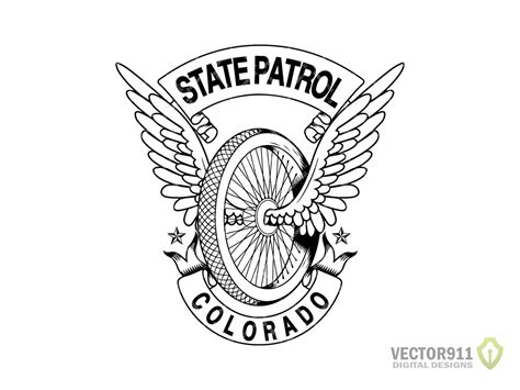 Colorado State Patrol Logo, CO Highway Patrol Police, Trooper Seal Logo Law Enforcement Badge ...