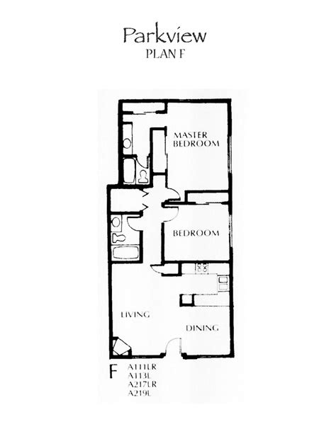 Parkview Floor Plan F | San Diego Downtown Communities