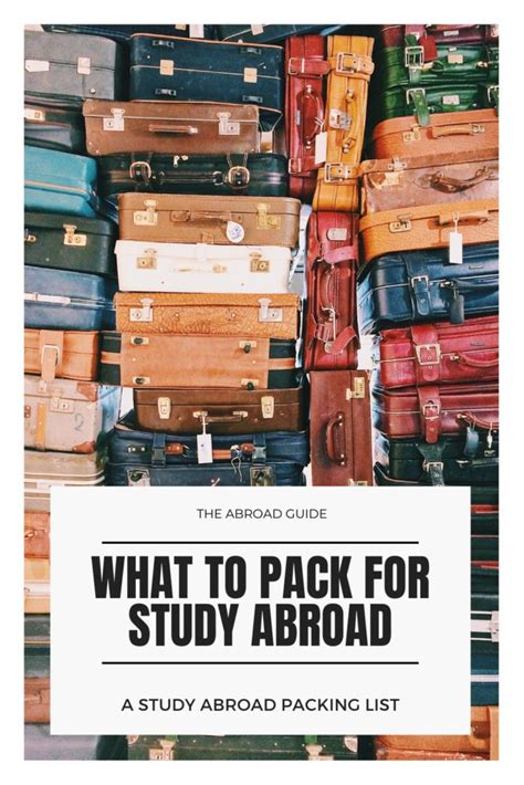 What to Pack for Study Abroad - A Study Abroad Packing List