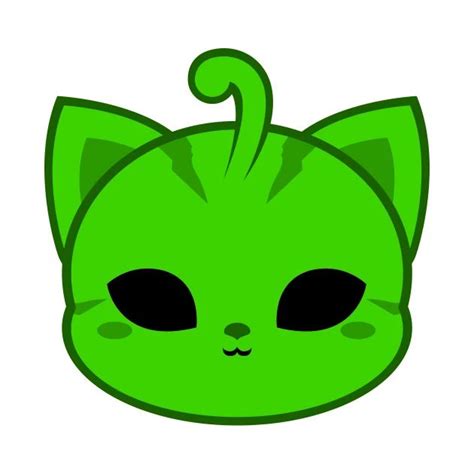 Cute Alien Cat by alien3287 | Cute alien, Trippy cat, Cat stickers