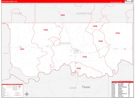 Choctaw Nation District Map