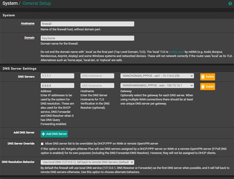 Dual WAN Setup with 2 ISP and 1 LAN Interface having DNS issues | Netgate Forum