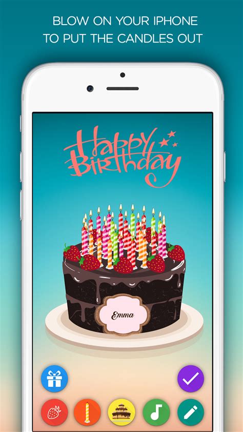 iPhone 용 Birthday Cake - Blow out the candles - 다운로드