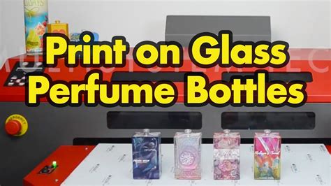 Print on Glass Perfume Bottles with iUV600s Printer - YouTube