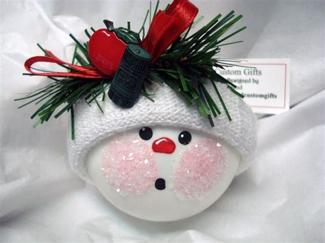 30 Brilliant Inspirations of Snowman Christmas Ornaments - MagMent