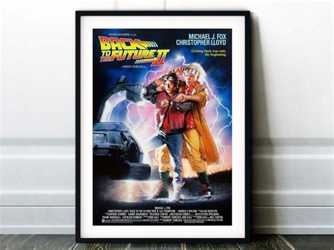 Back To The Future Part Ii Movie Poster - Classic 80'S Vintage Wall ...