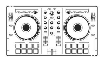 Dj Mixer Turntable Clipart