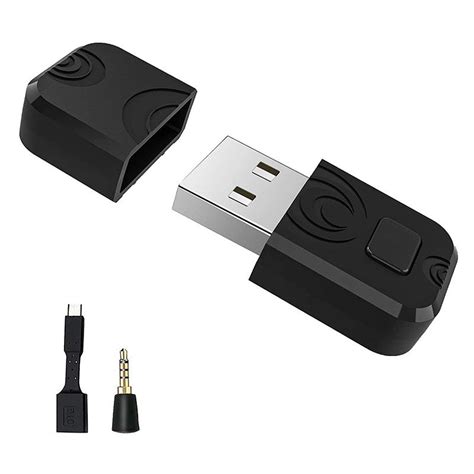 For PS4 /PS5 Switch PC Bluetooth Dongle Wireless Headset Adapter ...