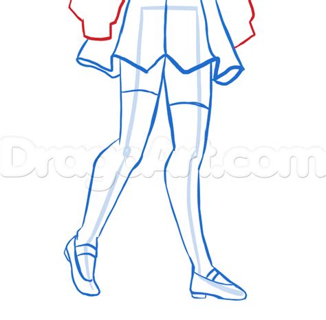 How To Draw Anime Legs, Easy Drawing Tutorial, 16 Steps - Toons Mag