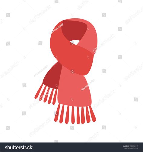 Scarf Emoji Vector Stock Vector (Royalty Free) 1305249919 | Shutterstock