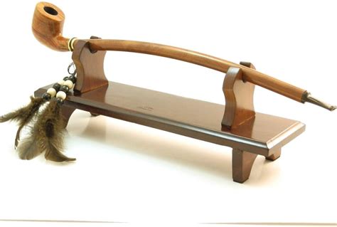 Churchwarden Tobacco Pipe Stand - Extra Long Pipes