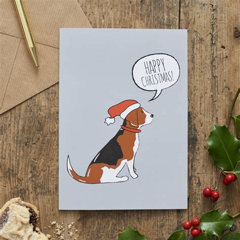 Beagle Christmas Card £2.00 - Mischievous Mutts - Greeting Cards Sweet William: Home of the ...