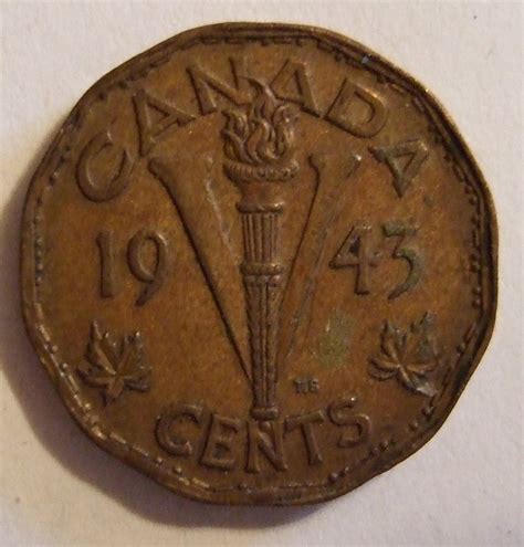 CANADA, FIVE CENTS 1943---TOMBAC a | 1943 Canadian five cent… | Flickr