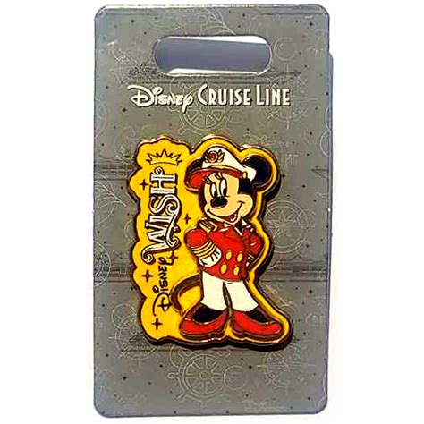 Disney Cruise Line Pin Disney WISH Captain Minnie Mouse