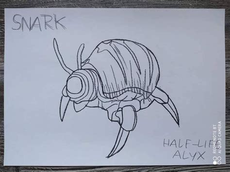 Half-Life: Alyx Snark (Sketch Drawing) by DjMarrin02 on DeviantArt