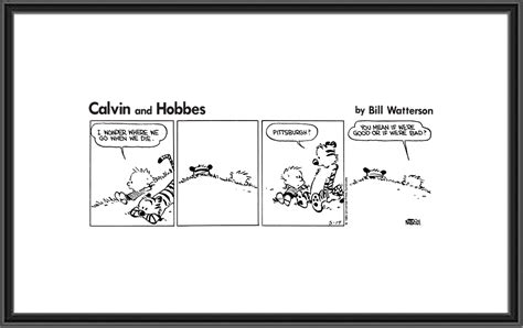 Calvin and Hobbes Print: The Last Strip - GoComics Store