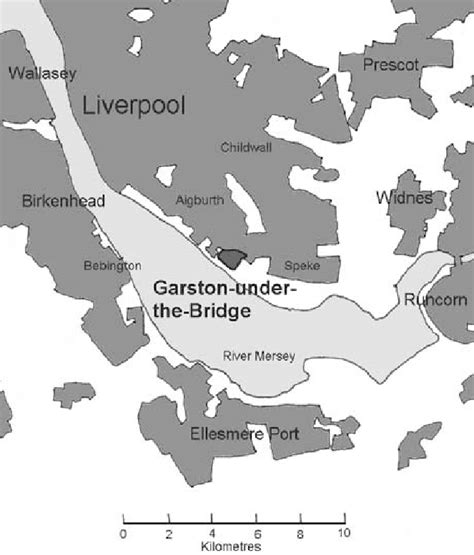 The location of Garston-under-the-Bridge. | Download Scientific Diagram