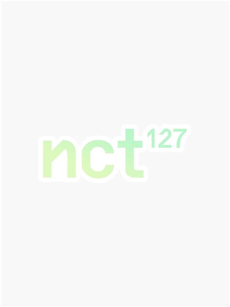 "NCT 127 LOGO STICKER" Sticker for Sale by lialoey | Redbubble