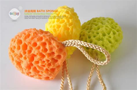 Bath Sponge Shower Sponge Body Cleaning Scrub Scrubber Bath Ball Body Bathing Massage Sponge ...