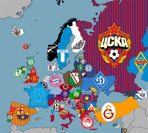 Most successful clubs of the national cups (Football/Soccer) [1927x1736] : MapPorn