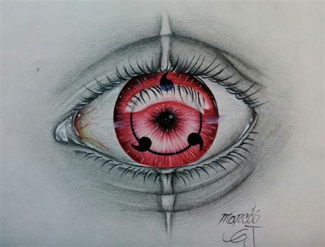 Sharingan dibujo - drawing sharingan | Tatuagem do naruto, Olhos ...