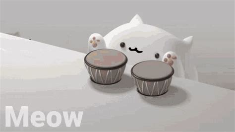 Meow Bongo Cat Song GIF - Meow Bongo Cat Song Bongo Cat And Friends - Discover & Share GIFs