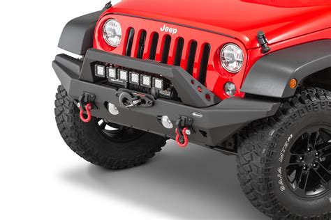 Quadratec Aluminum Brute Strength Winch Bumper for 07-18 Jeep Wrangler JK | Quadratec