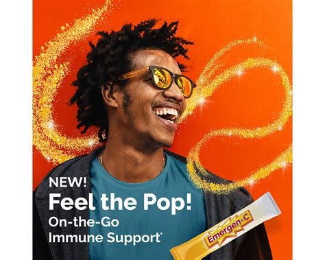 Orange Vitality Crystals for Immune Support | Emergen-C