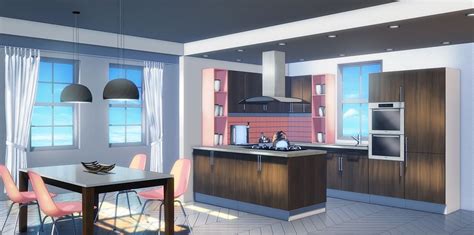 Decorate your desktop with Background anime kitchen High quality and ...