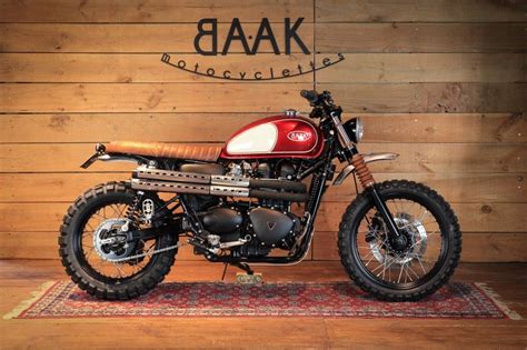 Custom Triumph Scrambler 900 by BAAK Motocyclettes | Triumph scrambler, Scrambler custom ...