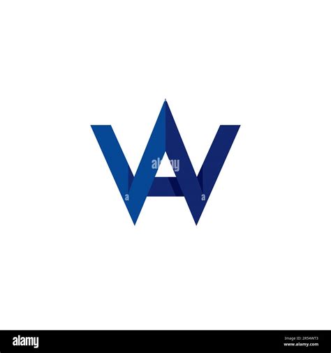 WA Logo Design. Letter W and A vector Illustration. WA Icon Stock Vector Image & Art - Alamy