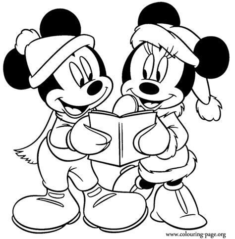 Winter Mouse Coloring Pages - Coloring page