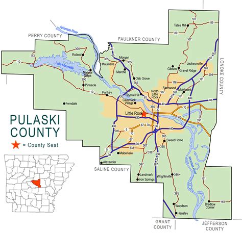 Map Of Pulaski County Arkansas - Fsu Spring Break 2024