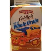 Goldfish Baked Snack Crackers, Made with Whole Grain, Cheddar: Calories, Nutrition Analysis ...