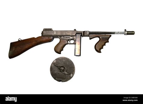 Thompson Submachine Gun Stock Photos & Thompson Submachine Gun Stock ...