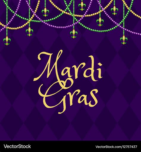 Mardi gras purple background Royalty Free Vector Image