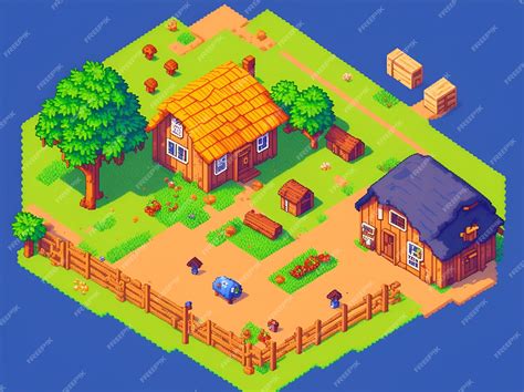 Premium AI Image | Pixel art Game Assets in Stardew Valley Style