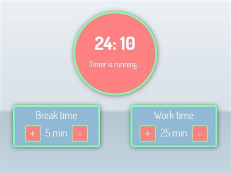 Online Pomodoro Timer App With jQuery - pomodoro-clock.js | Free jQuery Plugins