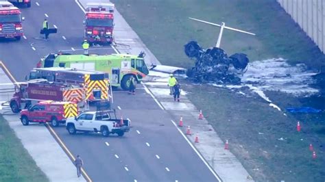 2 dead, 3 injured after small plane crashes onto Florida highway ...