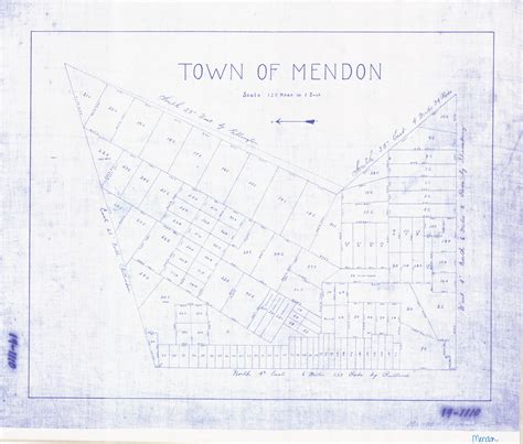 Mendon Lotting Vermont Town VT State Archives - OLD MAPS