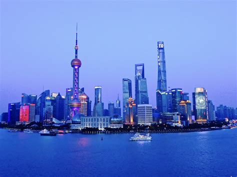 Shanghai Skyline from the Bund [5152x3864] [OC] | Shanghai skyline ...