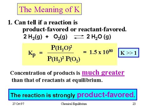 The Meaning of K